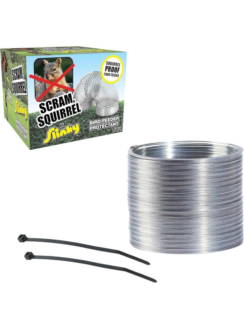*BRAND NEW/ UNUSED* Scram, Squirrel by Slinky, Squirrel-Proof Bird Feeder